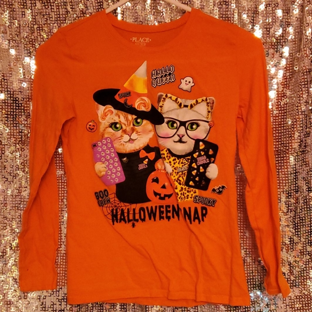 Girls Halloween LS Shirt
